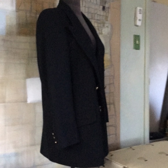 Vintage Black Double Breasted Blazer - Picture 1 of 6